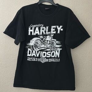 Harley-Davidson Classic Motor Sports T-shirt, Large, Traverse City, Michigan